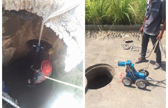 管網(wǎng)檢測(cè)機(jī)器人投入使用，以科技助力公路施工